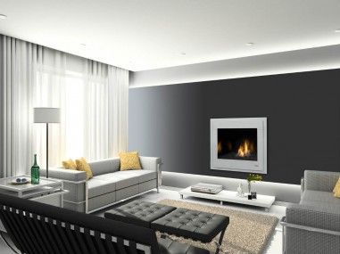 6000 modern Gas Fireplace