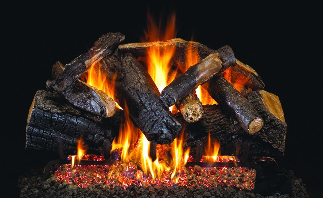 CHARRED MAJESTIC GAS LOGS