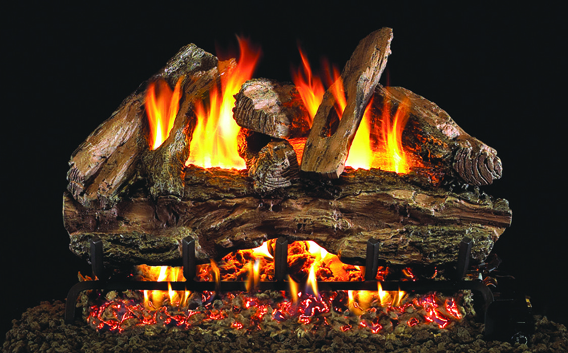 RED OAK GAS LOGS CYPRUS AIR FIREPLACES
